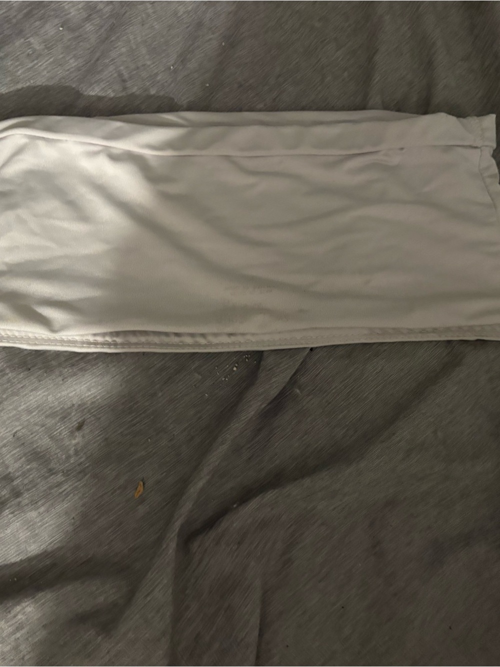 White Stretchy Bandeau Top